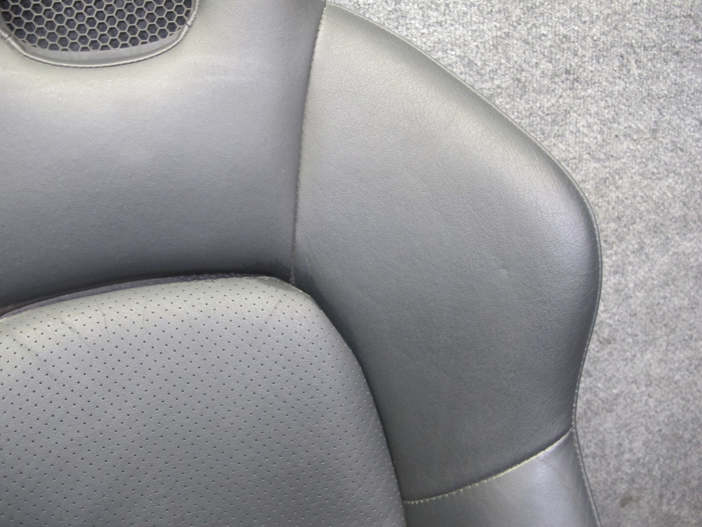 00-05 Honda S2000 Front Left Seat Upper Backrest Leather Cushion OEM