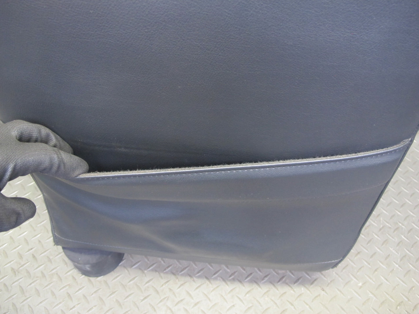 00-05 Honda S2000 Front Right Seat Upper Backrest Leather Cushion Black OEM