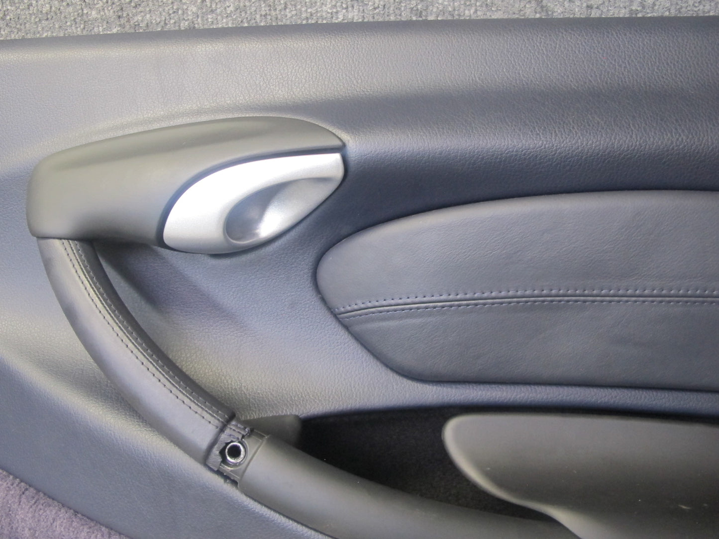2003-2004 Porsche Boxster 986 Left & Right Side Interior Door Panel Blue Set