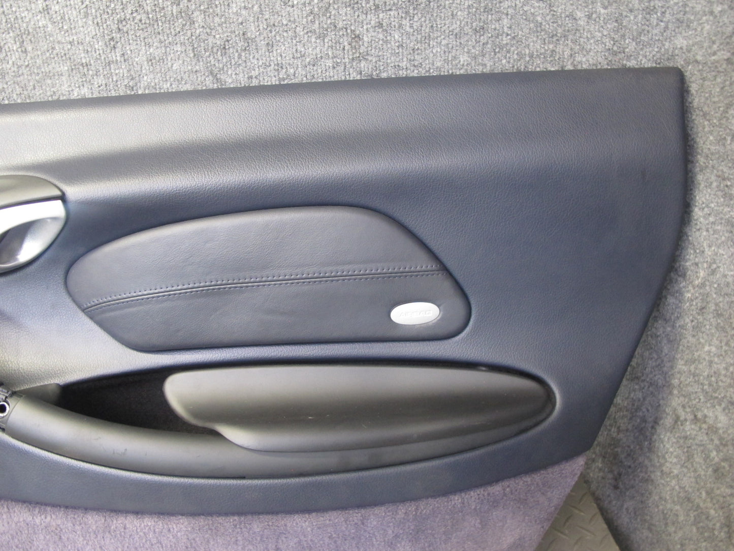 2003-2004 Porsche Boxster 986 Left & Right Side Interior Door Panel Blue Set