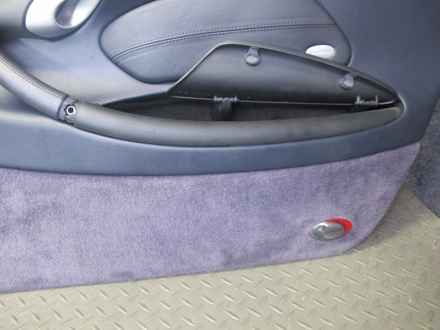 2003-2004 Porsche Boxster 986 Left & Right Side Interior Door Panel Blue Set