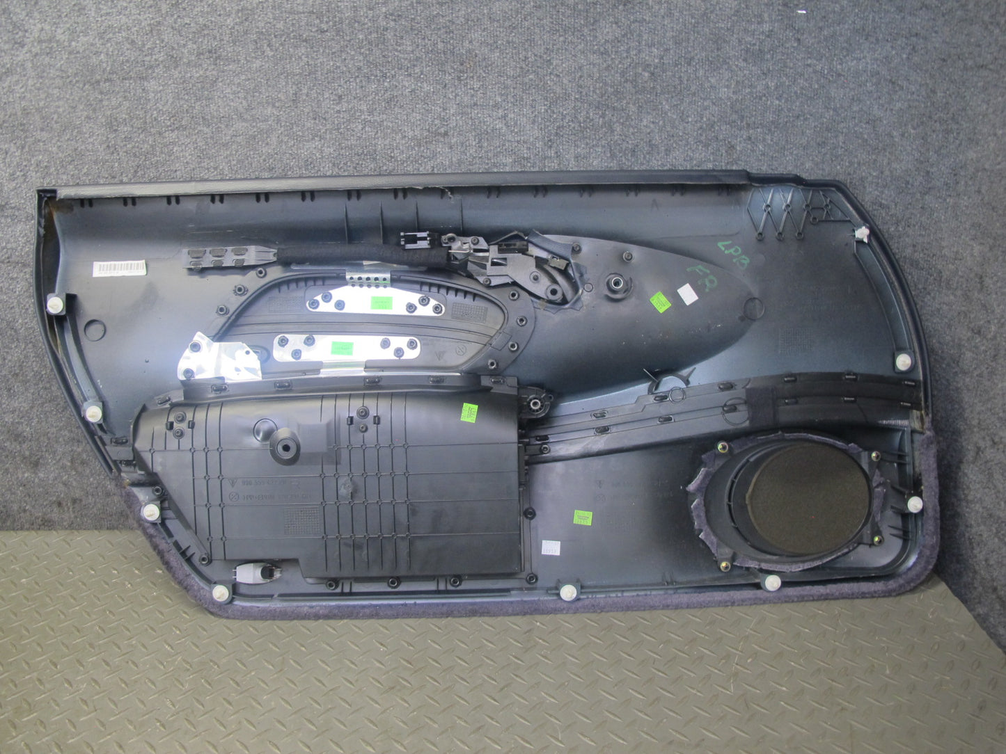 2003-2004 Porsche Boxster 986 Left & Right Side Interior Door Panel Blue Set