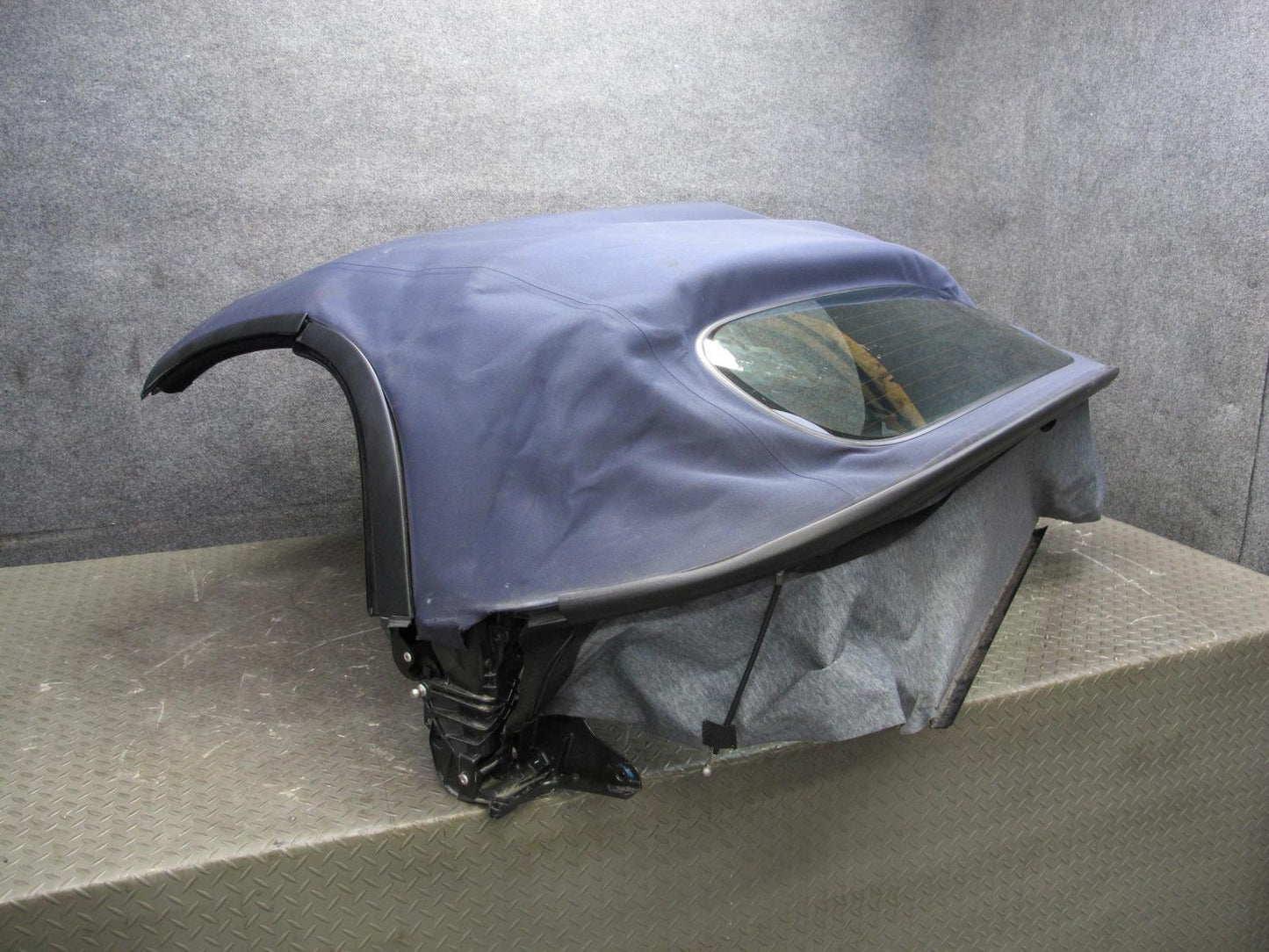 2003-2004 Porsche Boxster 986 Convertible Upper Soft Roof Glass Folding TOP Blue