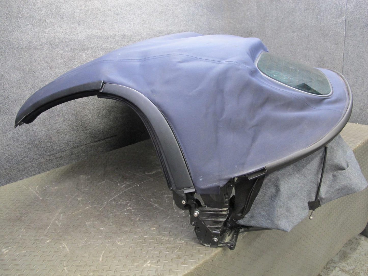 2003-2004 Porsche Boxster 986 Convertible Upper Soft Roof Glass Folding TOP Blue