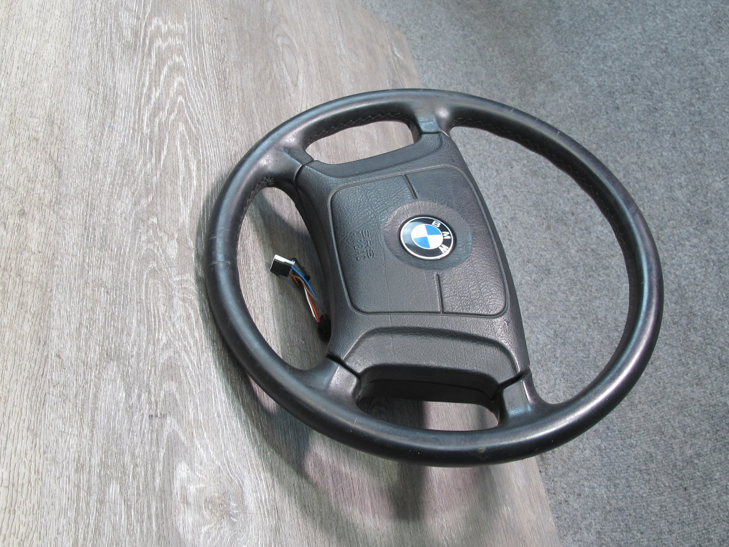 98-00 BMW E36 3-SERIES CONVERTIBLE FRONT LEFT DRIVER SIDE STEERING WHEEL SRS AIRBAG OEM
