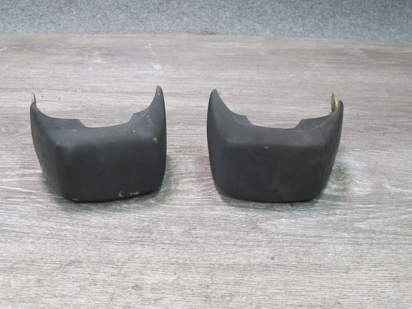 73-89 Mercedes R107 Rear Bumper Left Right Rubber Impact Guard Molding Cover OEM