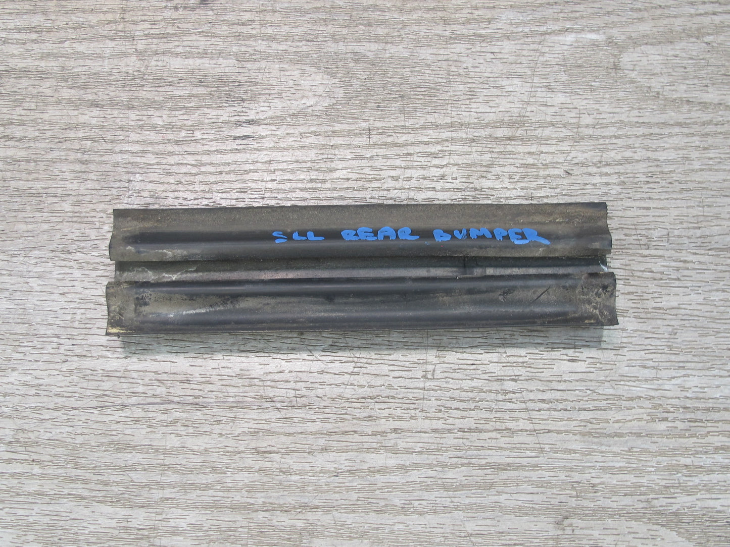 81-89 Mercedes R107 Set of 3 Rear Bumper Rubber Guard Strip OEM