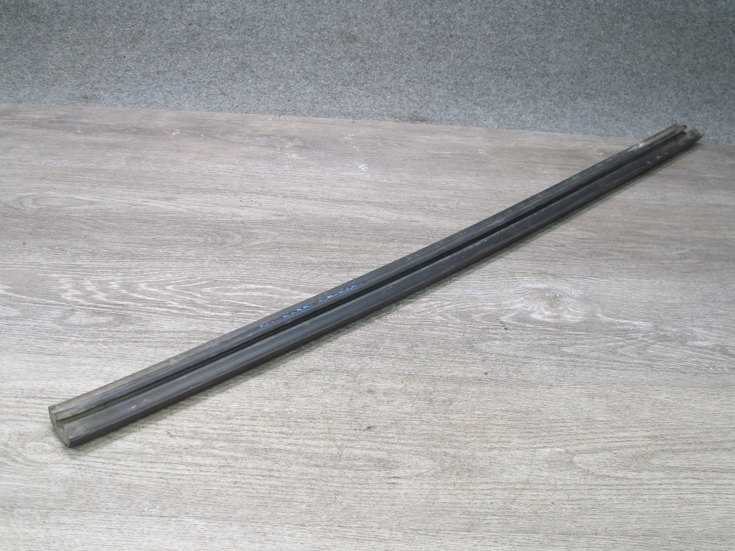 81-89 Mercedes R107 Set of 3 Rear Bumper Rubber Guard Strip OEM