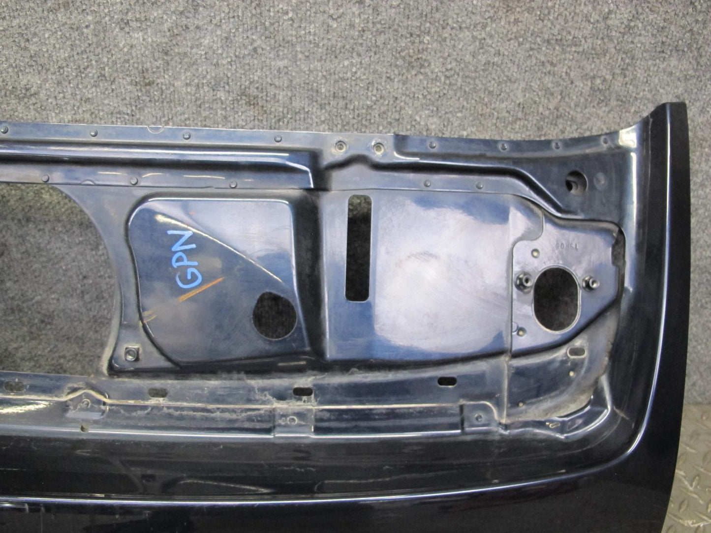 2005-2008 Porsche 911 997 Coupe Rear Engine Trunk Deck Lid Midnight Blue