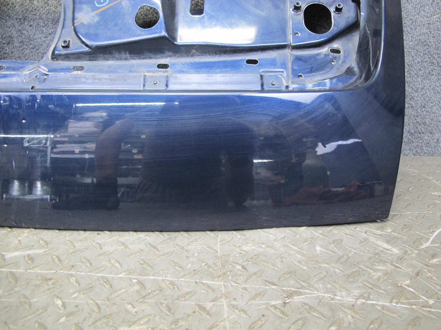 2005-2008 Porsche 911 997 Coupe Rear Engine Trunk Deck Lid Midnight Blue