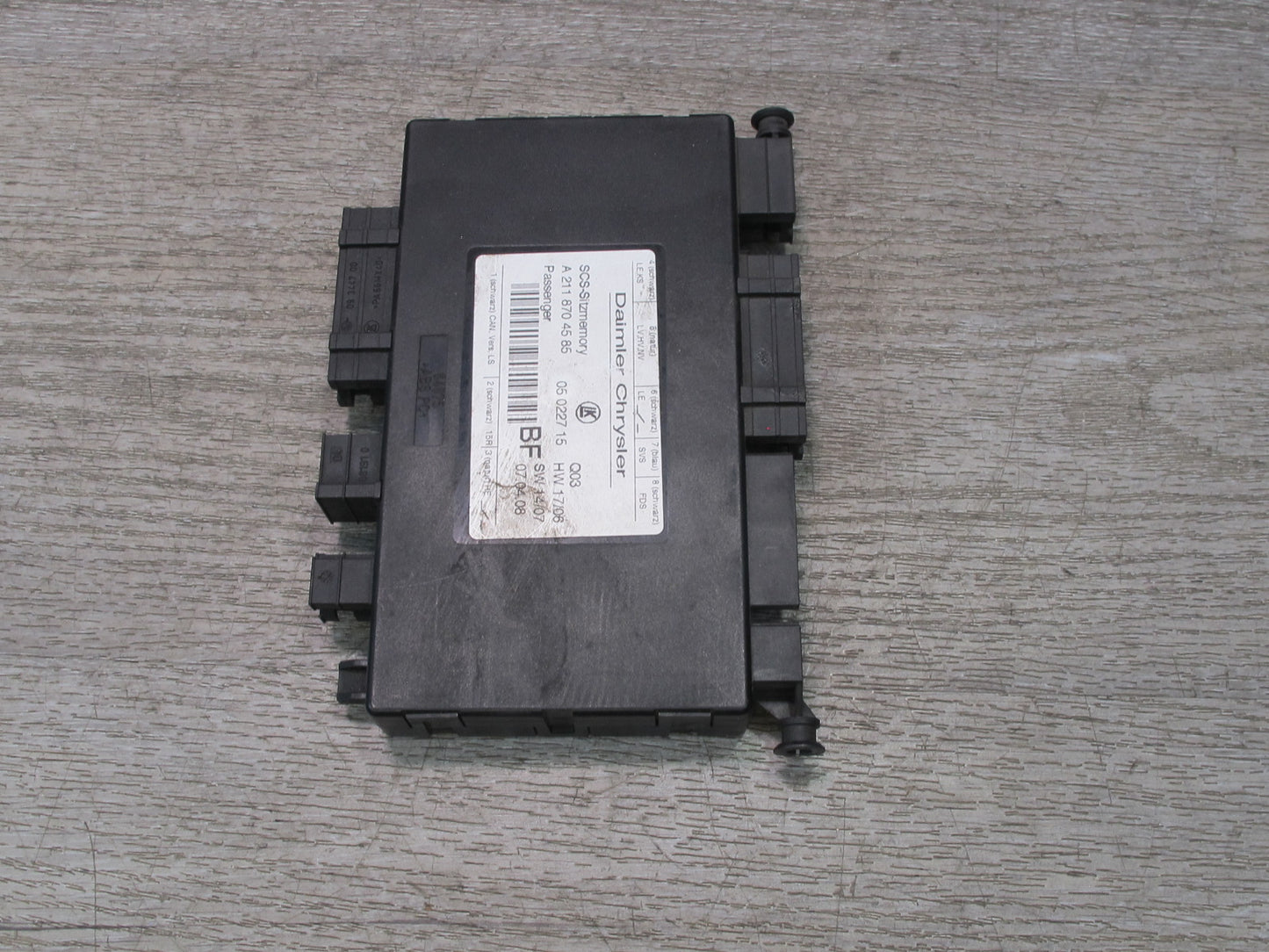 06-08 Mercedes X164 W164 GL ML Front Right Seat Control Module 2118704585 OEM