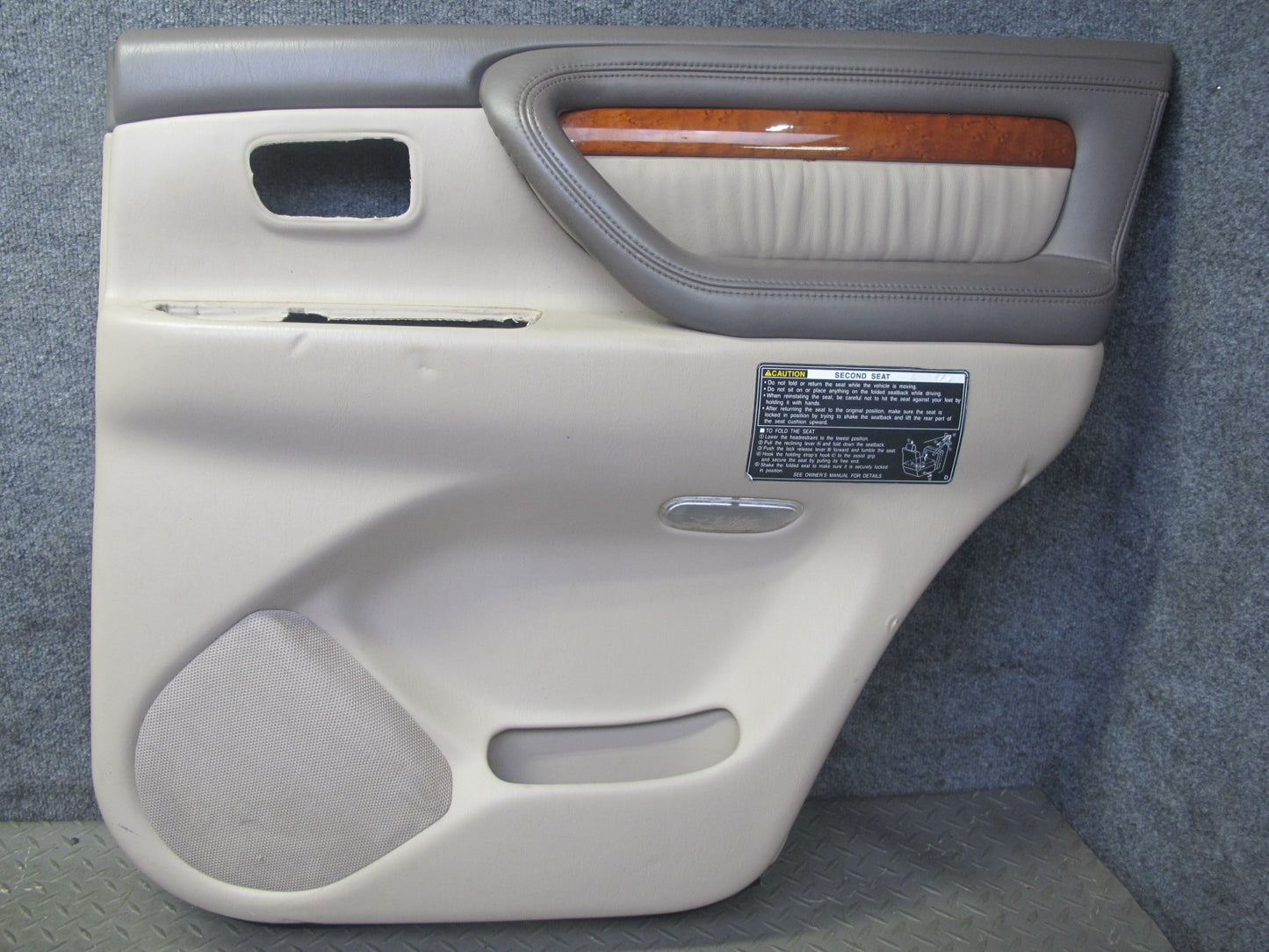 2004-2007 Lexus LX470 Rear Left & Right Door Interior Trim Cover Panel Set of 2