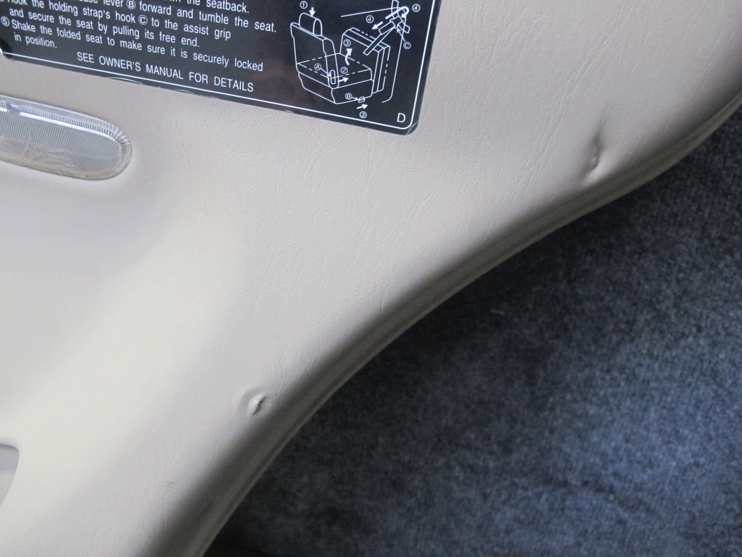 2004-2007 Lexus LX470 Rear Left & Right Door Interior Trim Cover Panel Set of 2