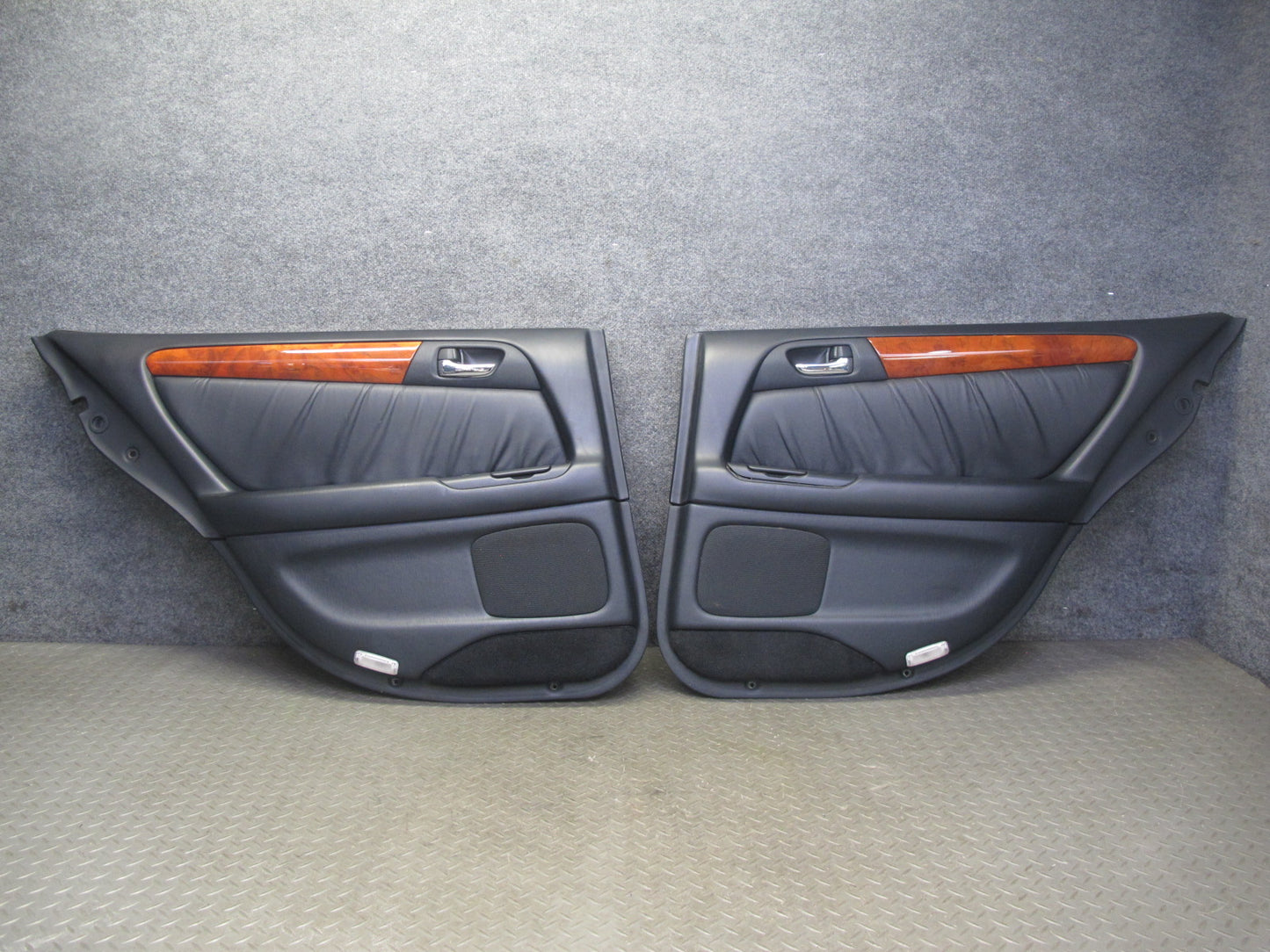 98-00 Lexus JZS160L GS400 GS300 Set of 2 Rear Door Interior Trim Cover Panel OEM