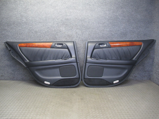 98-00 Lexus JZS160L GS400 GS300 Set of 2 Rear Door Interior Trim Cover Panel OEM