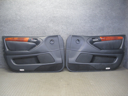 98-02 Lexus JZS160 GS400 GS300 Set of 2 Front Door Interior Trim Cover Panel OEM