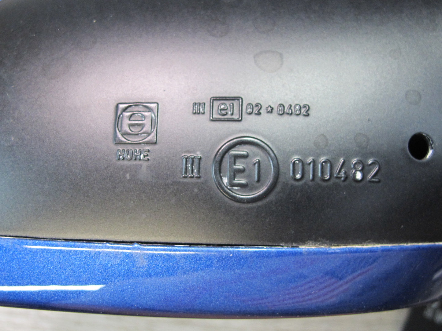 1997-2004 Porsche Boxster 986 Right Door Exterior Side View Heated Mirror Blue