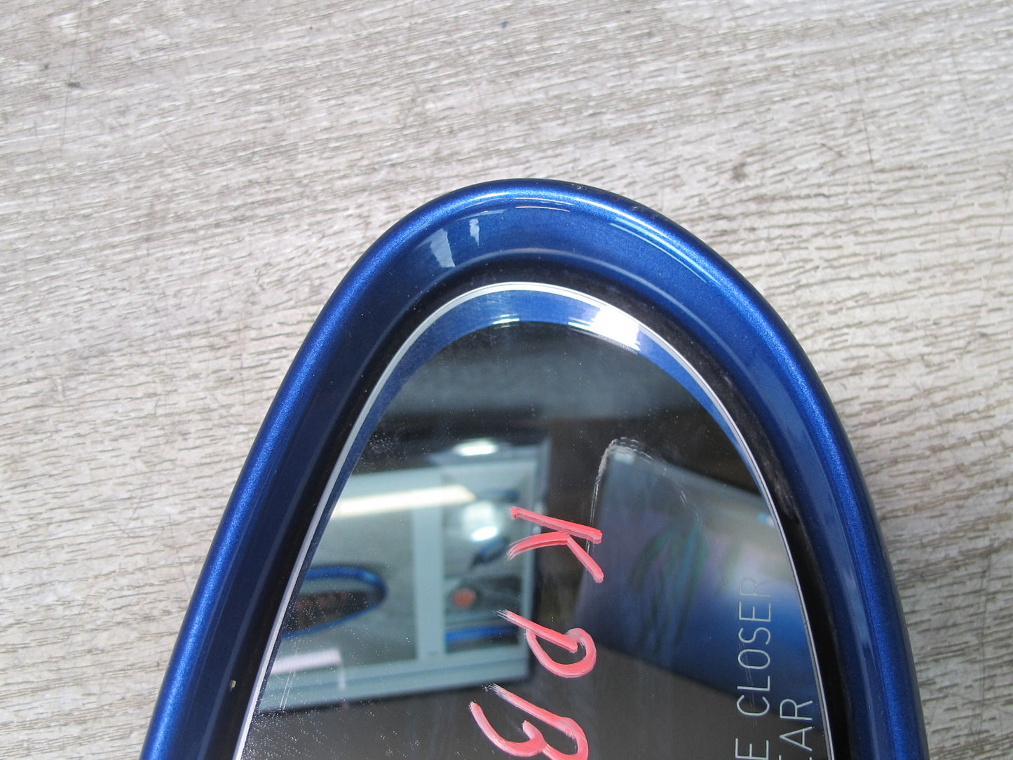 1997-2004 Porsche Boxster 986 Right Door Exterior Side View Heated Mirror Blue