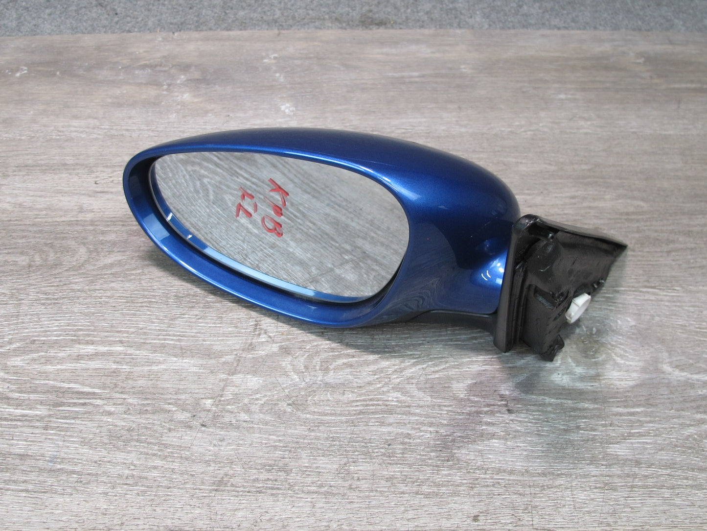 1997-2004 Porsche Boxster 986 Left Door Exterior Side View Heated Mirror Blue