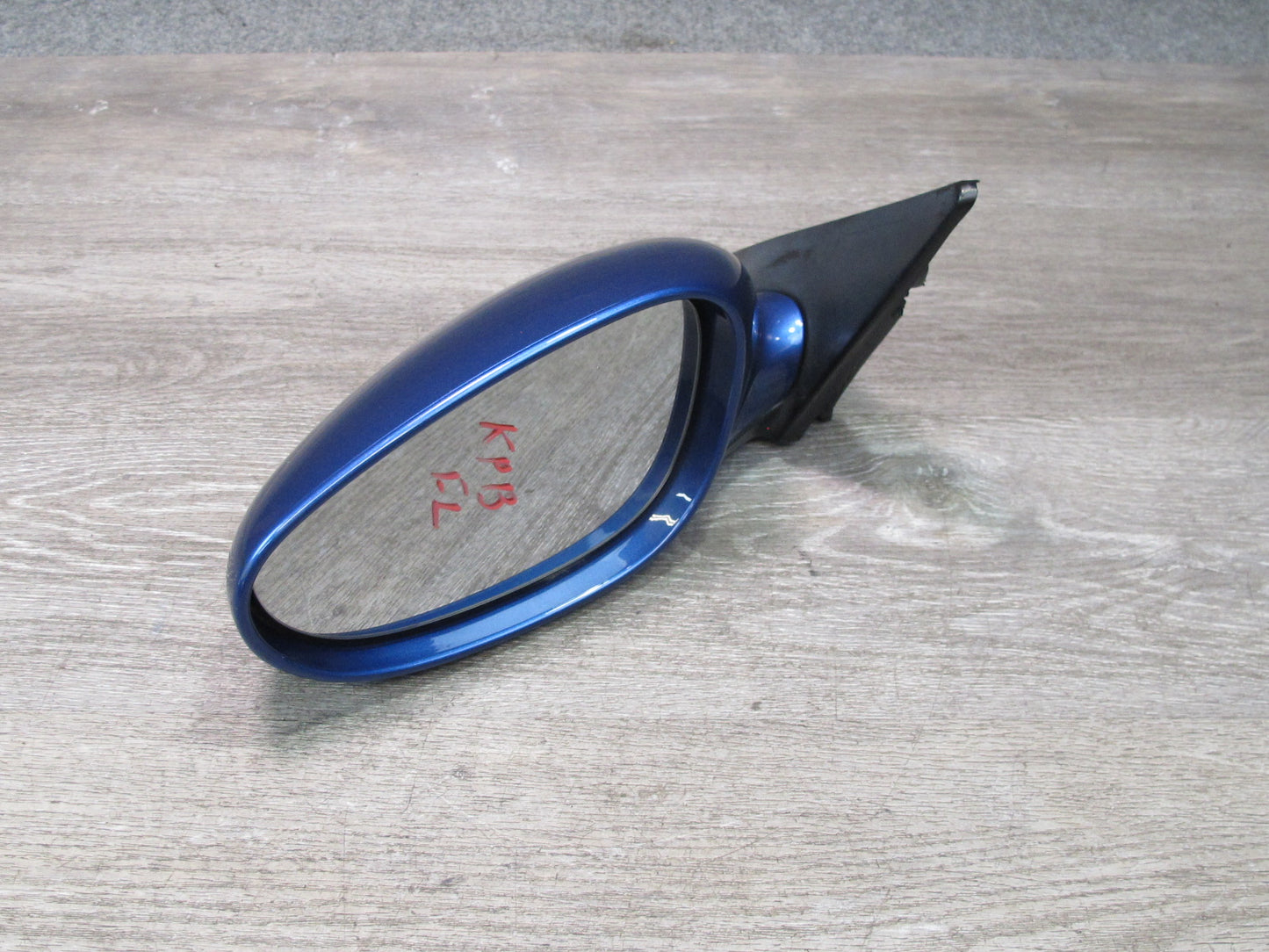 1997-2004 Porsche Boxster 986 Left Door Exterior Side View Heated Mirror Blue