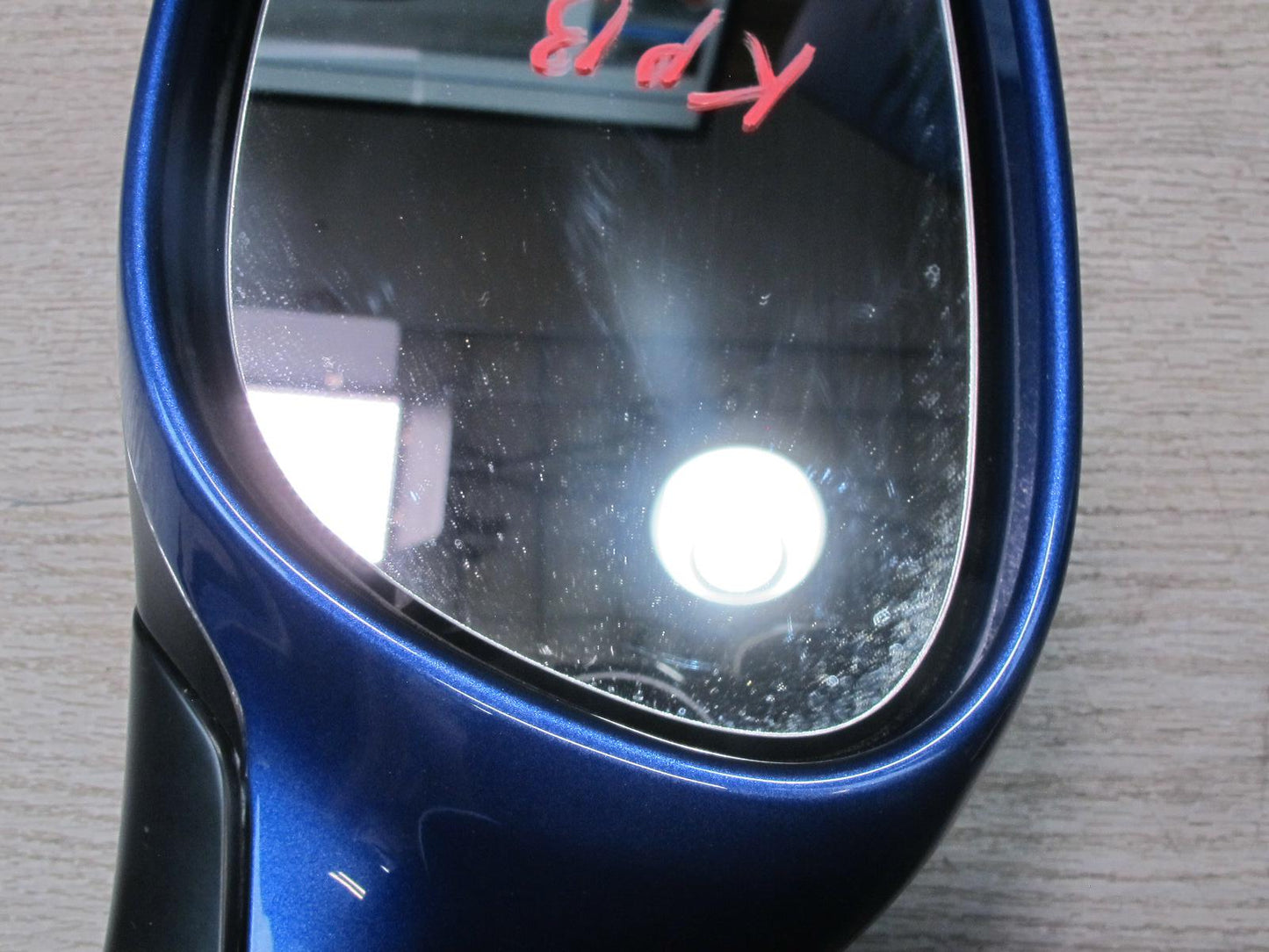 1997-2004 Porsche Boxster 986 Left Door Exterior Side View Heated Mirror Blue