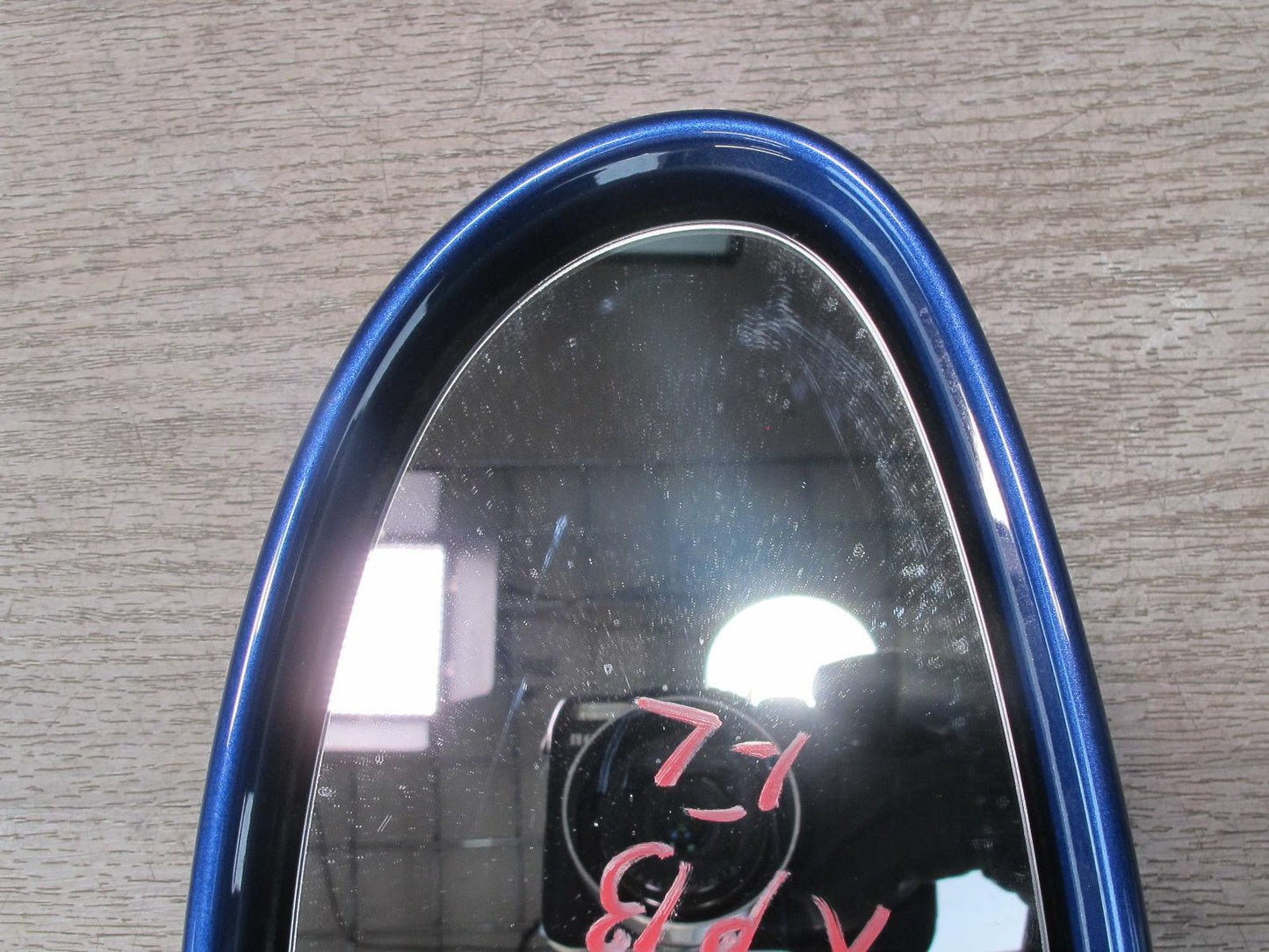 1997-2004 Porsche Boxster 986 Left Door Exterior Side View Heated Mirror Blue