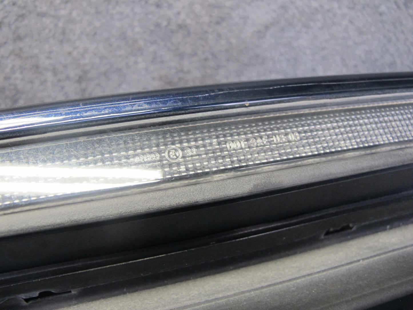 2005-2008 Porsche 911 997 Rear Engine Lid Upper Spoiler w Base & Brake Light