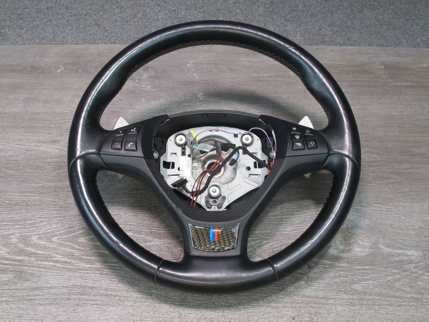 2010-2013 BMW E70 X5M Leather Sport Heated Steering w Controls & Paddles