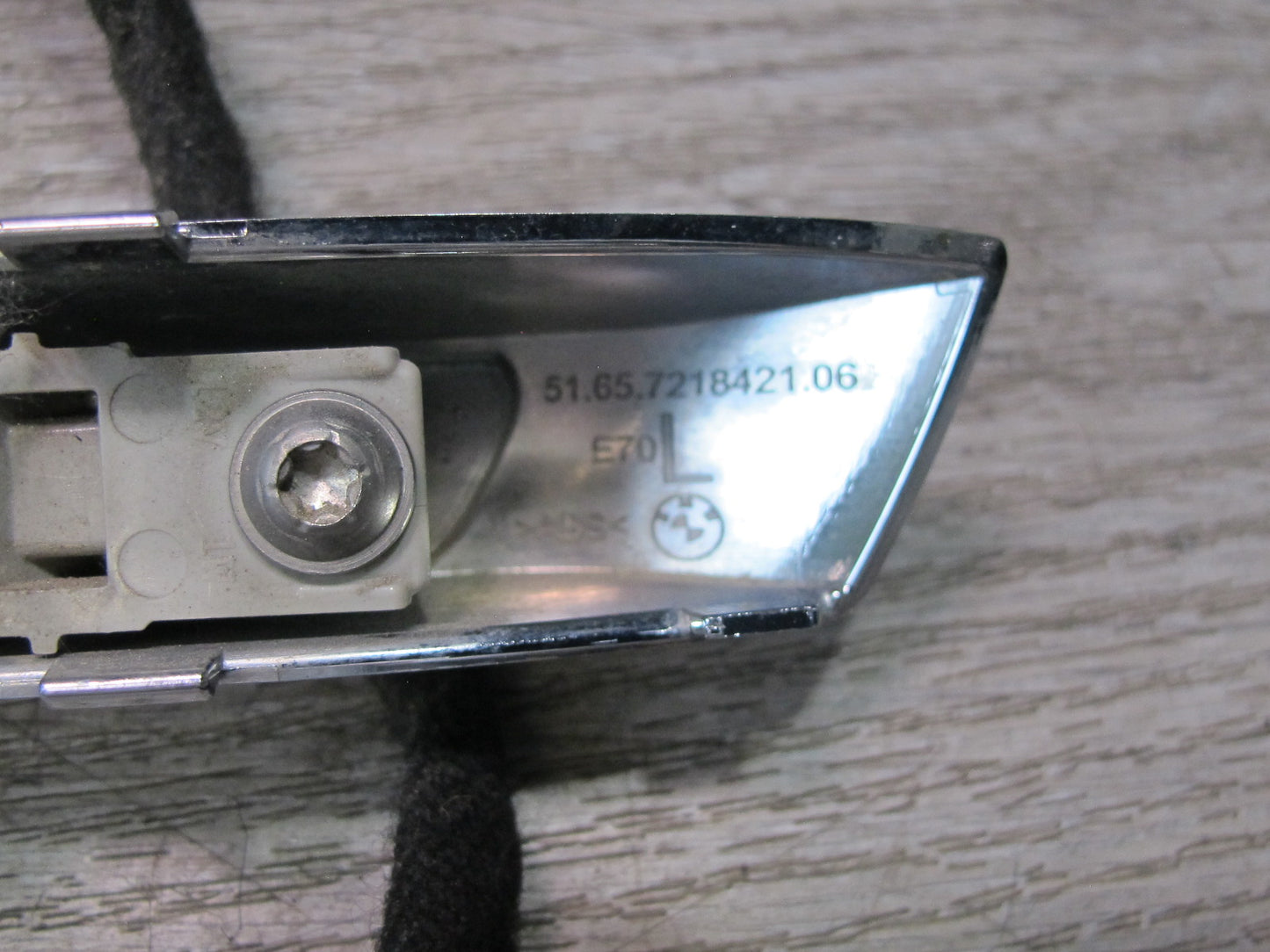 2010-2013 BMW E70 X5M Front Fender Turn Signal Marker Light Lamp Set of 2