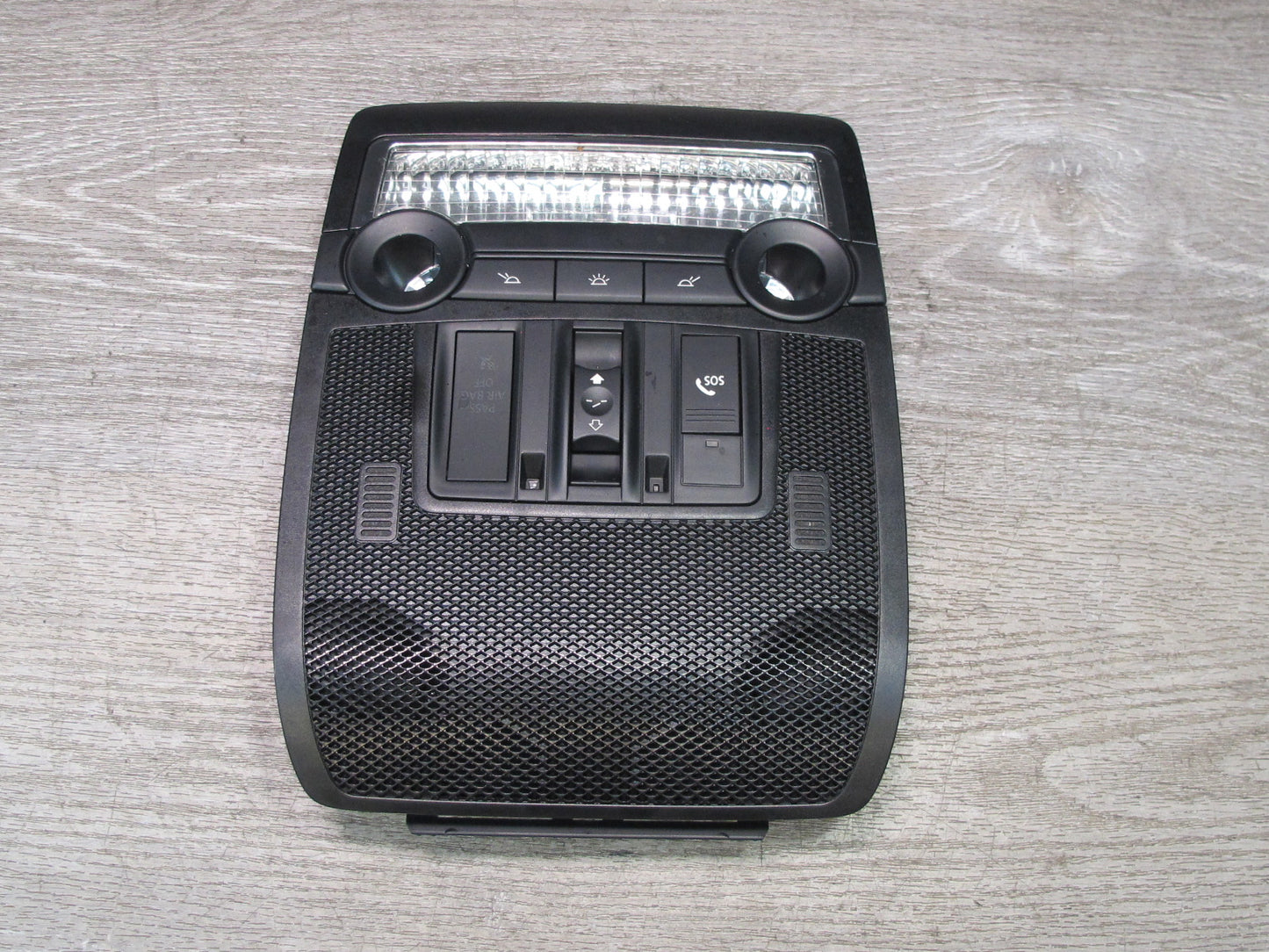 07-13 BMW E70 E71 E72 Overhead Console & Rear Reading Interior Light Black Set