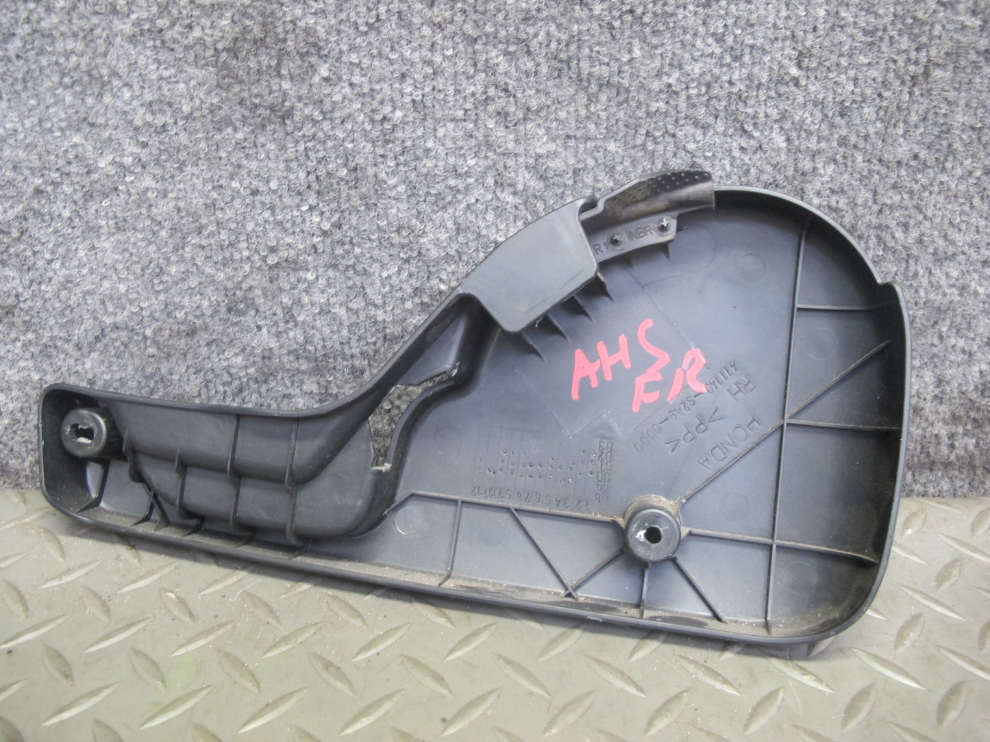 00-05 Honda S2000 Front Right Seat Trim Cover Panel w Adjust Handle OEM