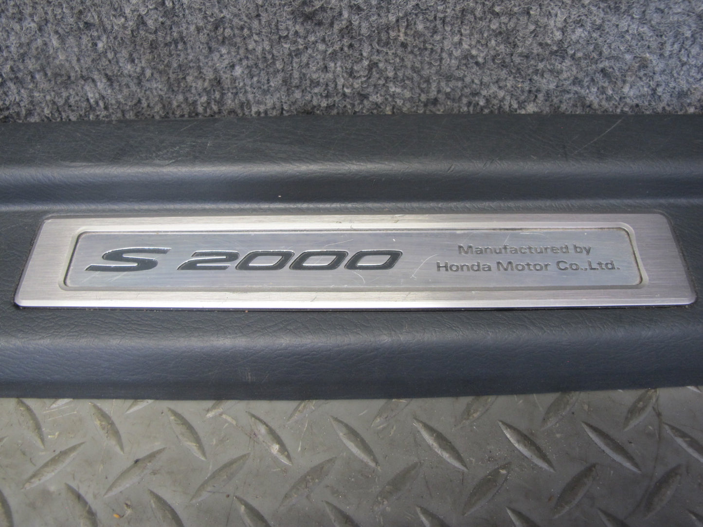 00-05 Honda S2000 Set of 2 Left & Right Door Scuff Sill Plate Trim Panel OEM