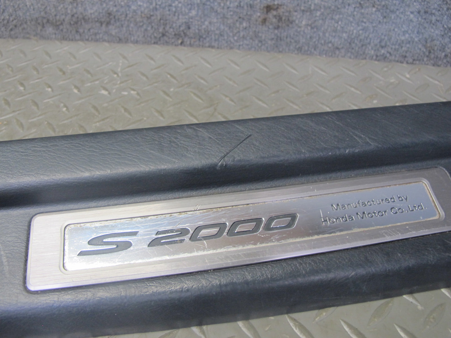 00-05 Honda S2000 Set of 2 Left & Right Door Scuff Sill Plate Trim Panel OEM