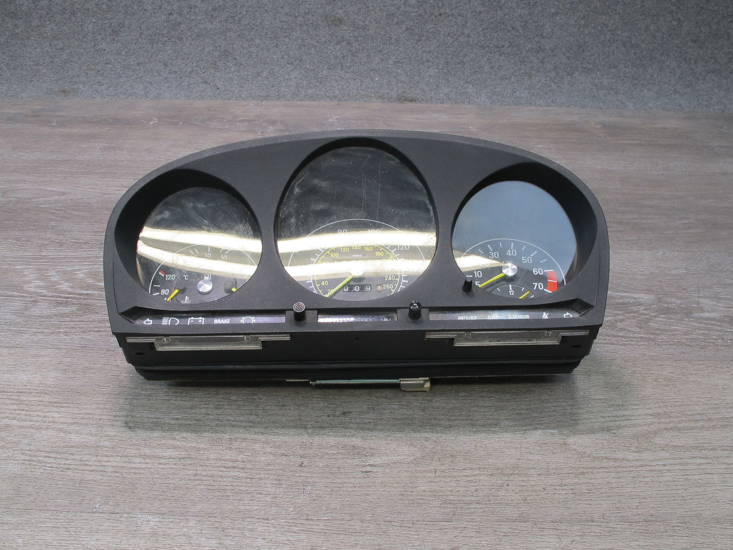 86-89 Mercedes R107 560SL Instrument Cluster Gauge Speedometer OEM