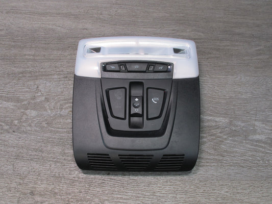 12-15 BMW F30 Sedan Front & Rear Overhead Console Dome Reading Light Set OEM