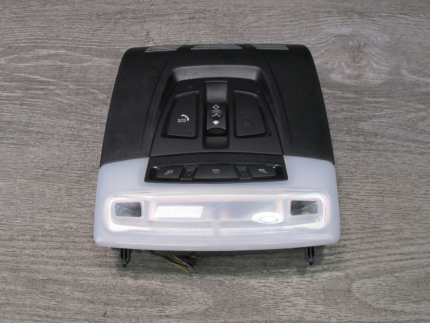 12-15 BMW F30 Sedan Front & Rear Overhead Console Dome Reading Light Set OEM