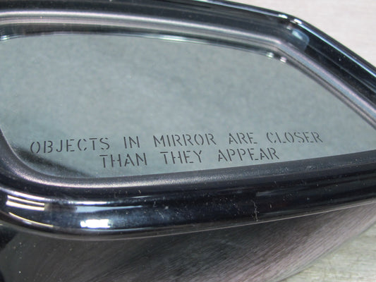 12-18 BMW F30 F31 Right Door Exterior Side View Heated Mirror w Carbon Cover