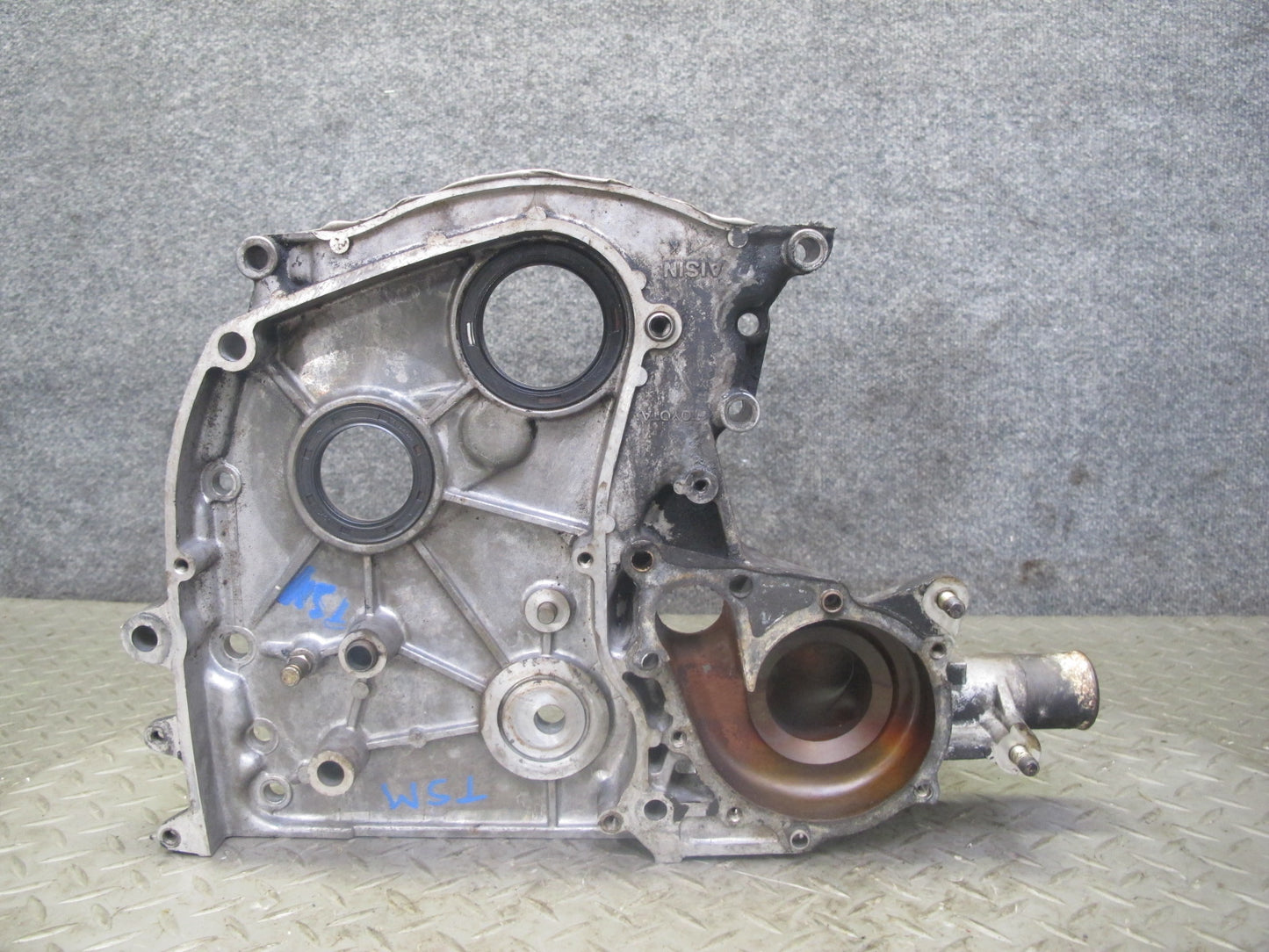 89-92 Toyota Supra MKA70L 7MGE NA Engine Timing Gear Rear END Plate 71K Mile OEM
