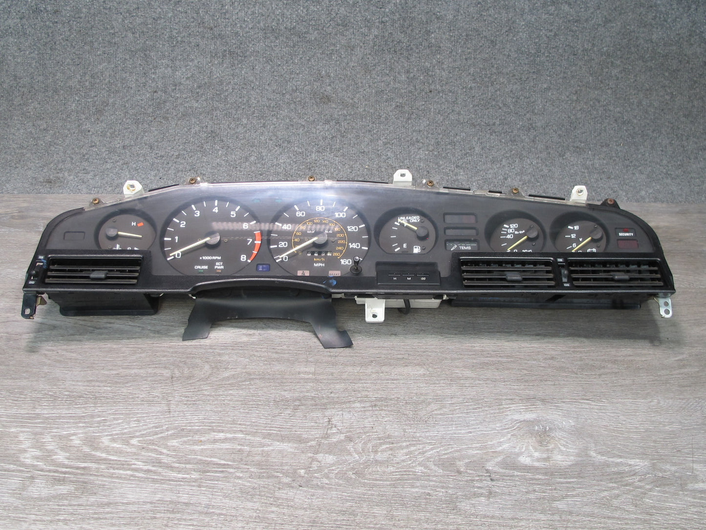 1989 Toyota Supra MK3 7MGE NA A/T Instrument Cluster Gauge Speedometer Tems OEM
