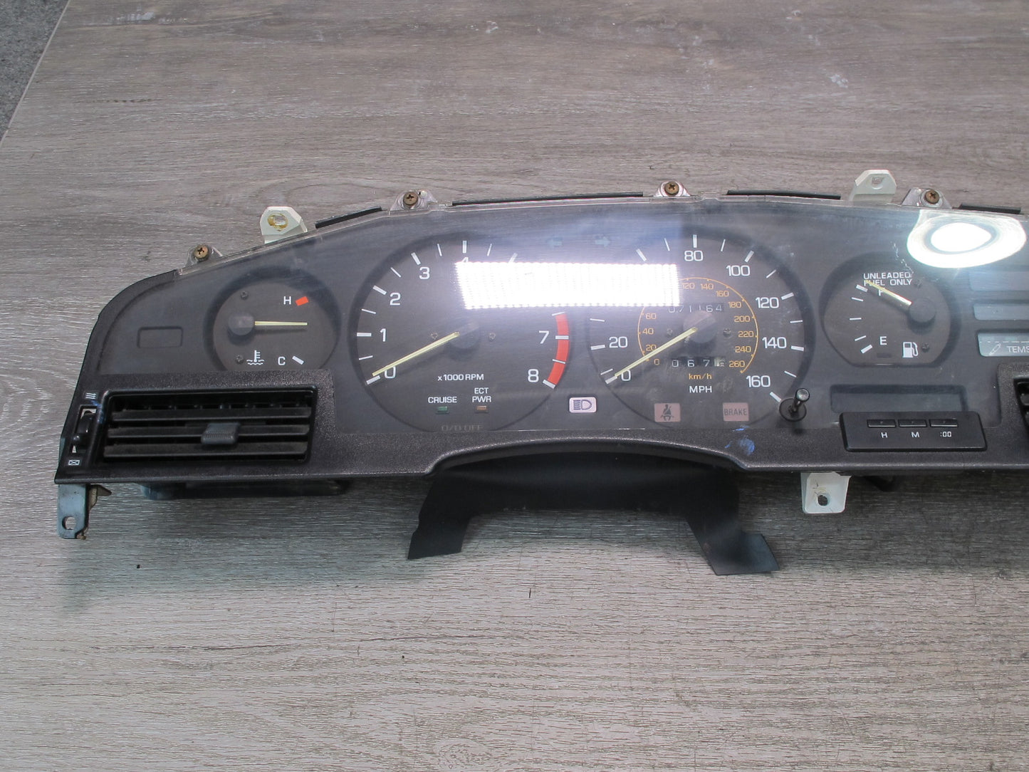 1989 Toyota Supra MK3 7MGE NA A/T Instrument Cluster Gauge Speedometer Tems OEM