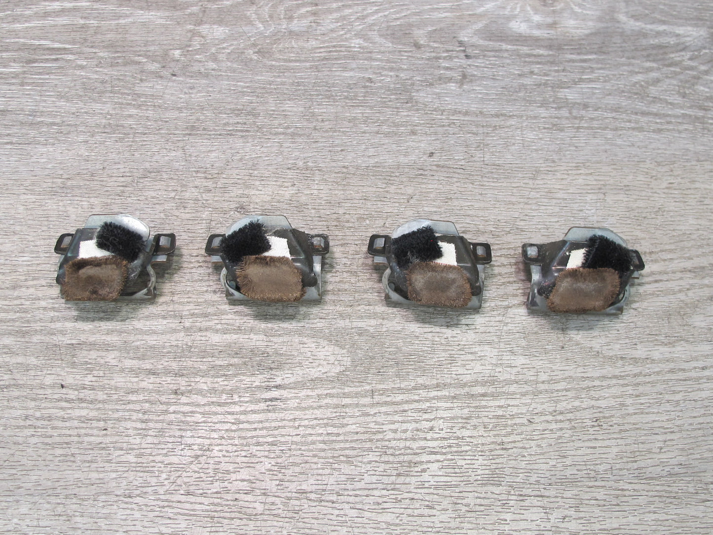 86-92 Toyota Supra MA70L Set of 4 Left & Right Door Window Guide Hardware OEM