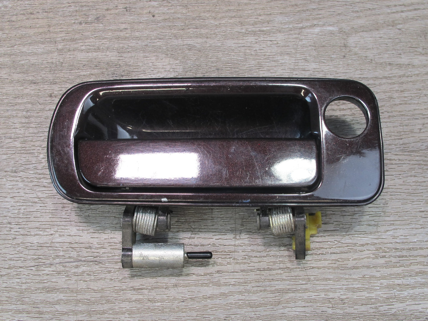 86-92 Toyota Supra MA70L Left & Right Door Exterior Handle Black Ruby Pearl OEM