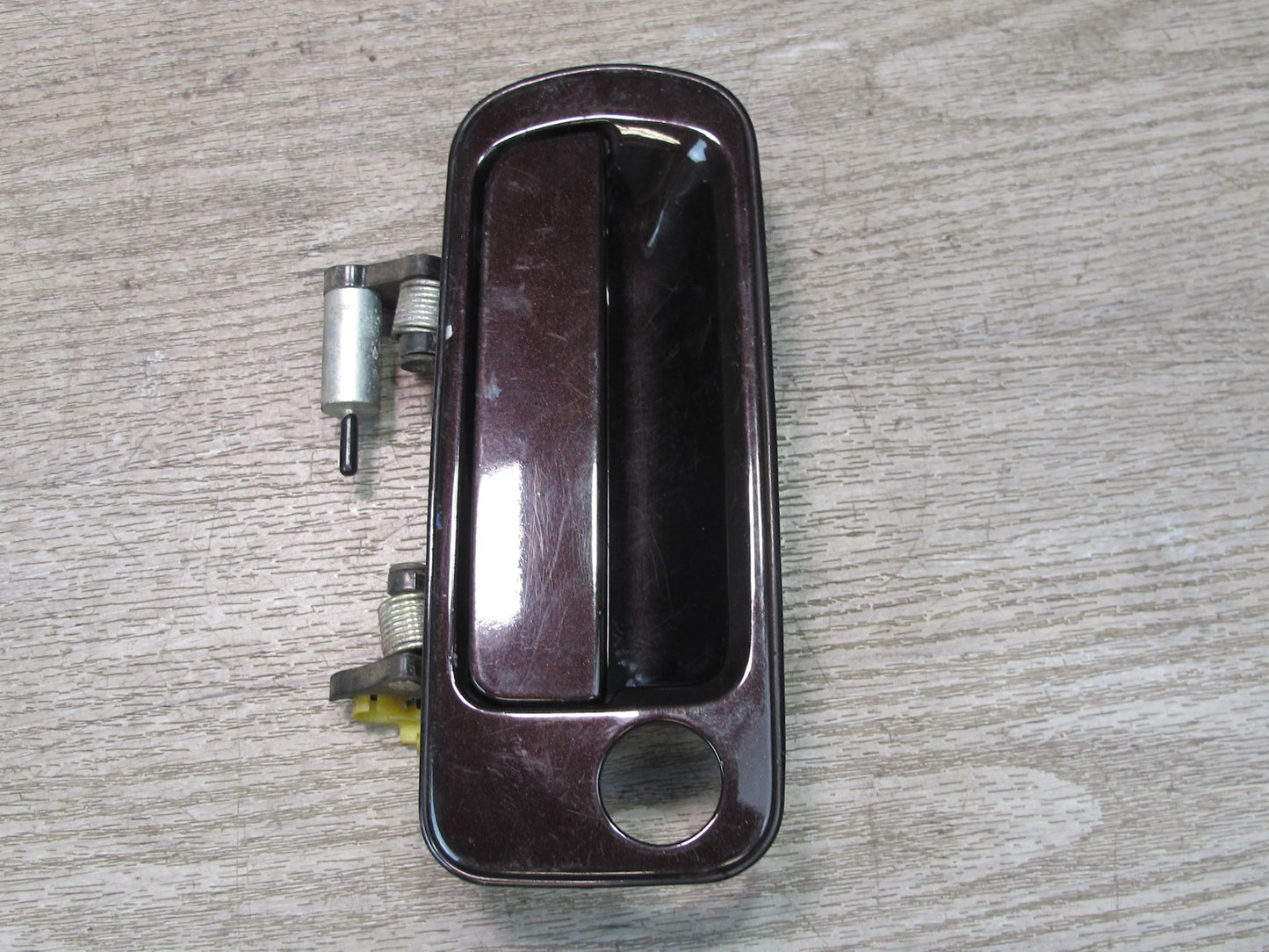 86-92 Toyota Supra MA70L Left & Right Door Exterior Handle Black Ruby Pearl OEM