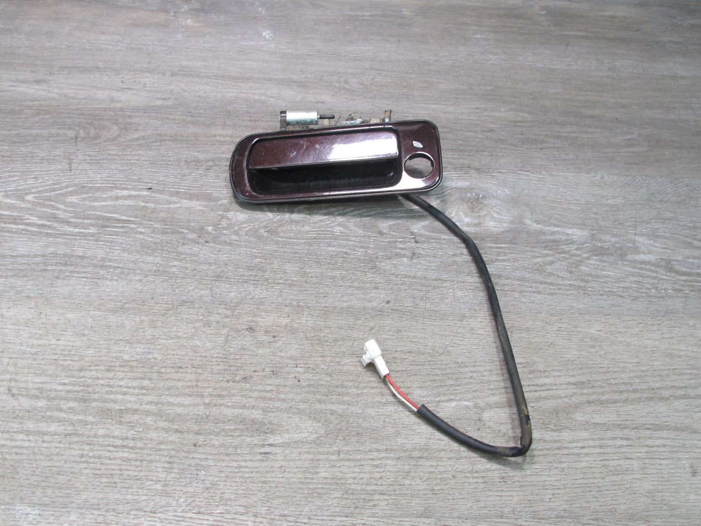 86-92 Toyota Supra MA70L Left & Right Door Exterior Handle Black Ruby Pearl OEM