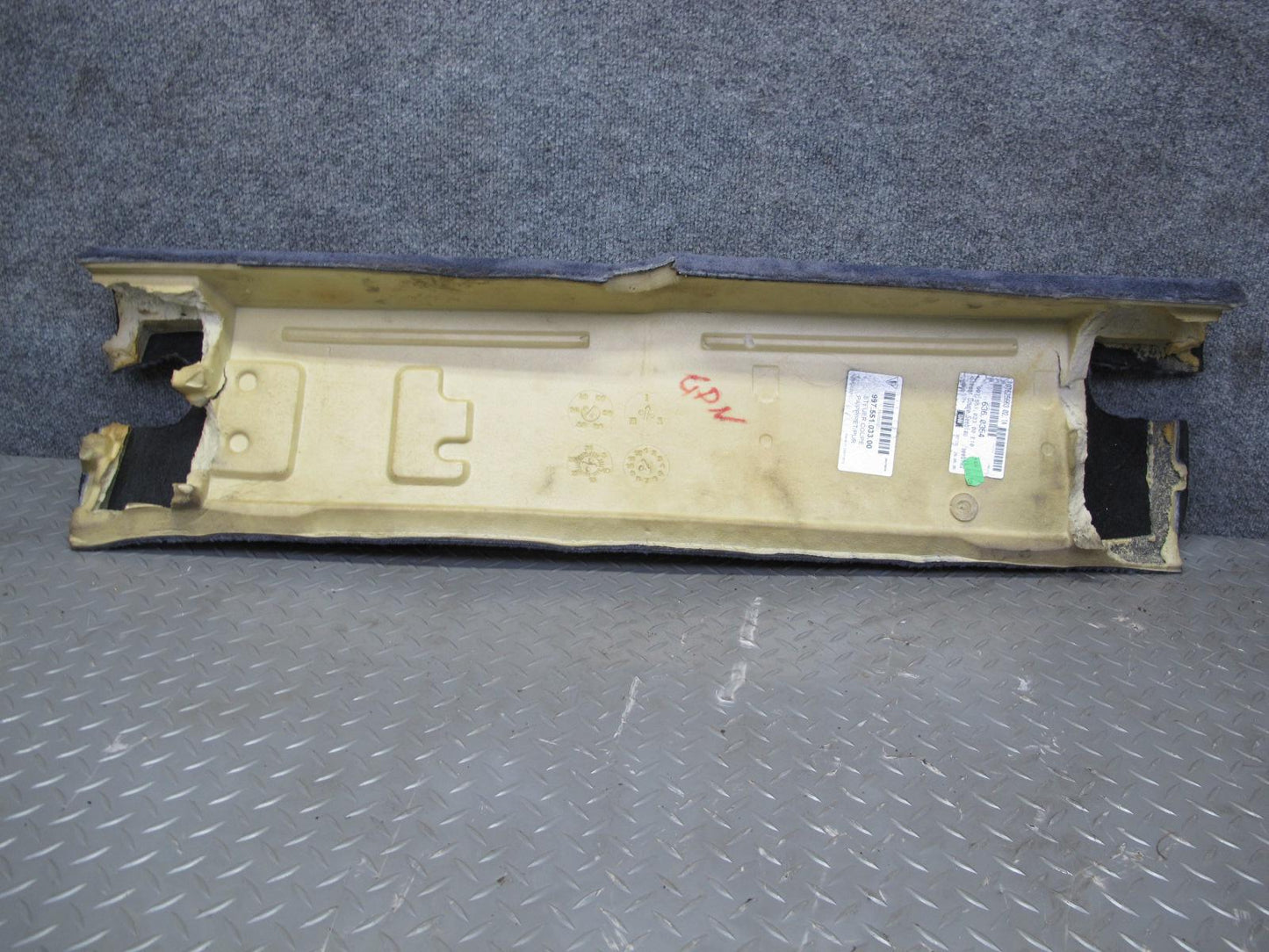05-12 Porsche 911 997 Coupe Floor Rear Seat Trunk Carpet Liner Cover Set