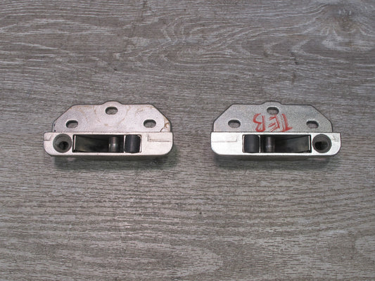 01-06 BMW E46 Convertible Set of 2 TOP Roof Lock Latch Striker Plate OEM