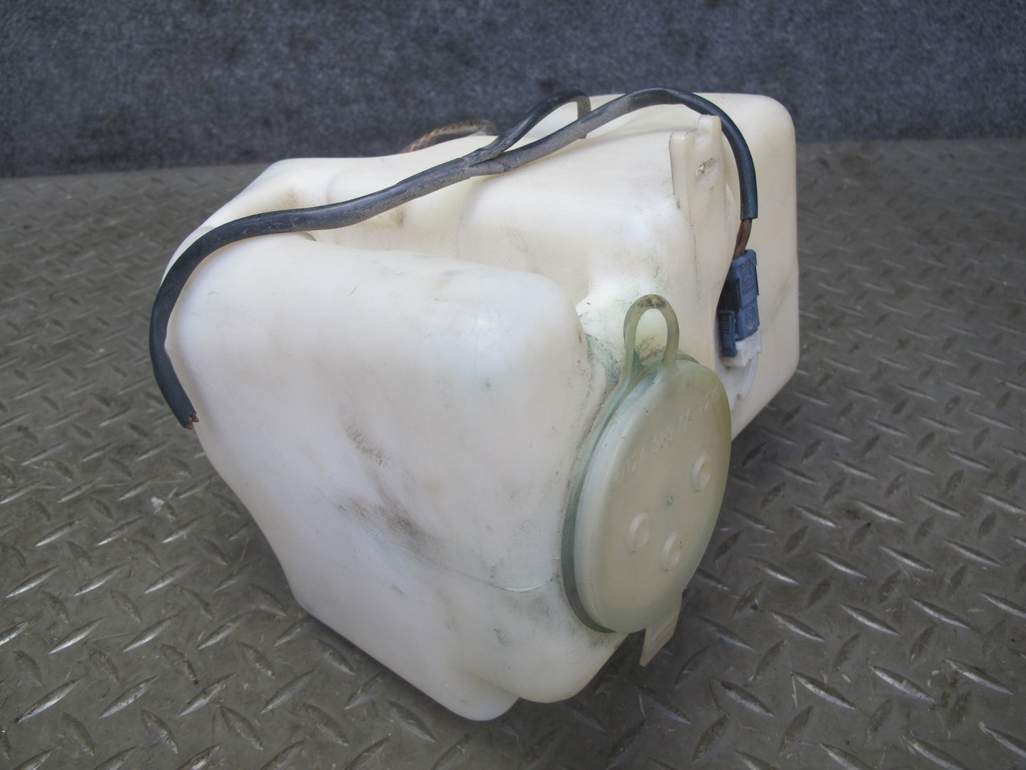 73-89 Mercedes R107 Windshield Washer Fluid Reservoir Bottle Tank w Pump OEM