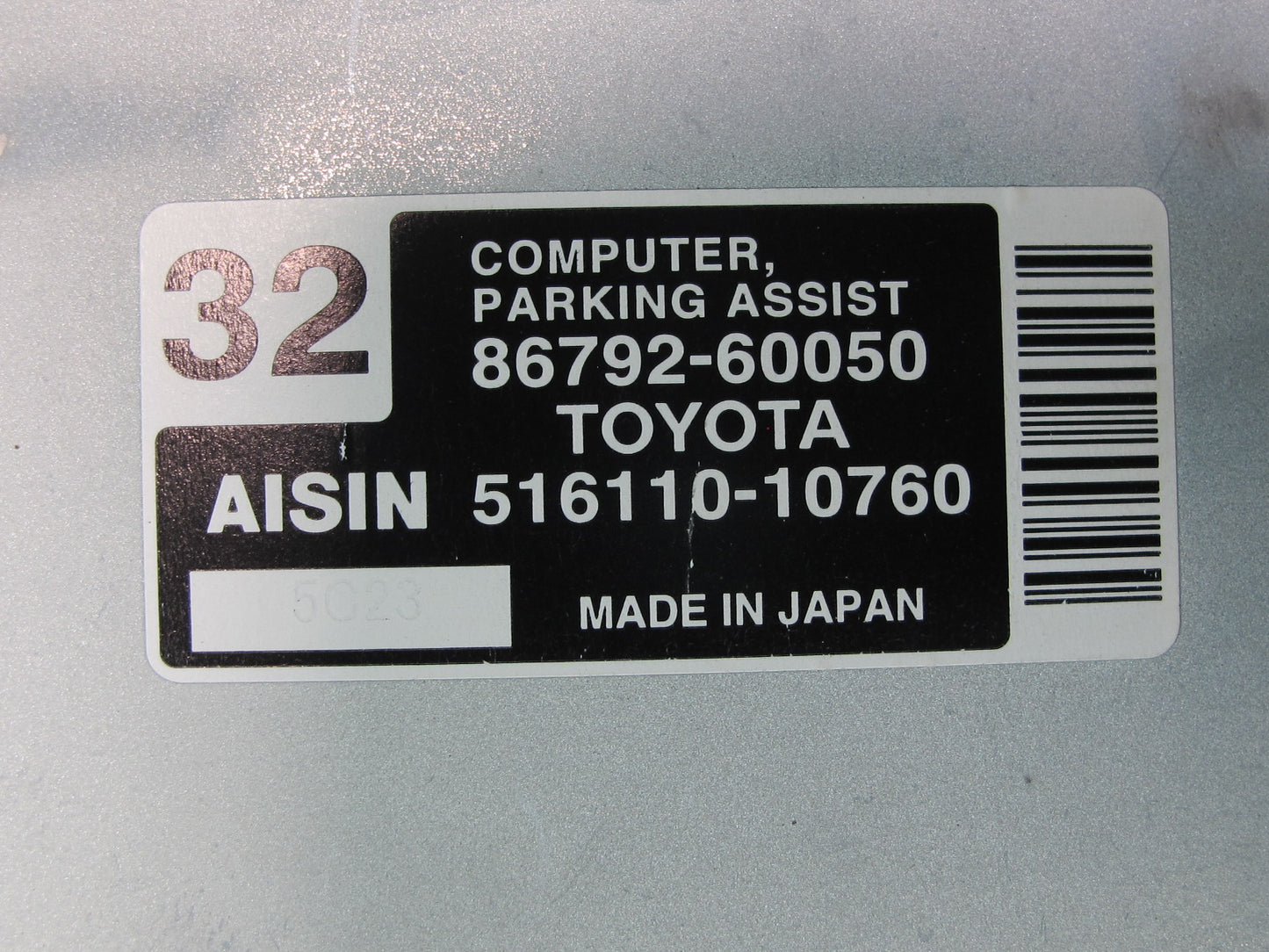 2003-2007 Lexus UZJ100L LX470 Parking Assist Control Module 86792-60050