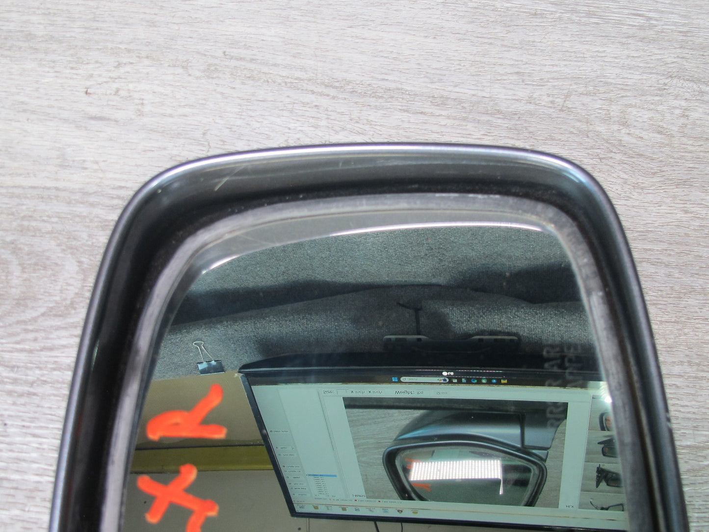 2003-2004 Lexus LX470 Front Right Door Heated Power Fold Side View Mirror