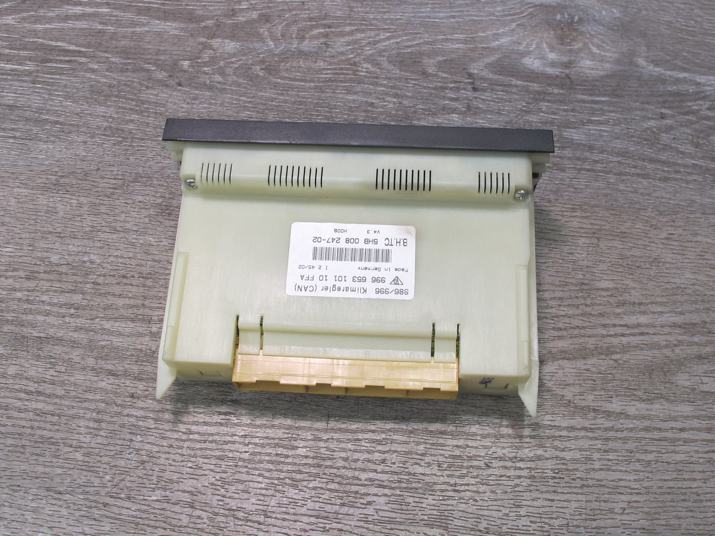 2003-2004 Porsche Boxster 986 A/C Hvac Heater Temperature Climate Control Unit